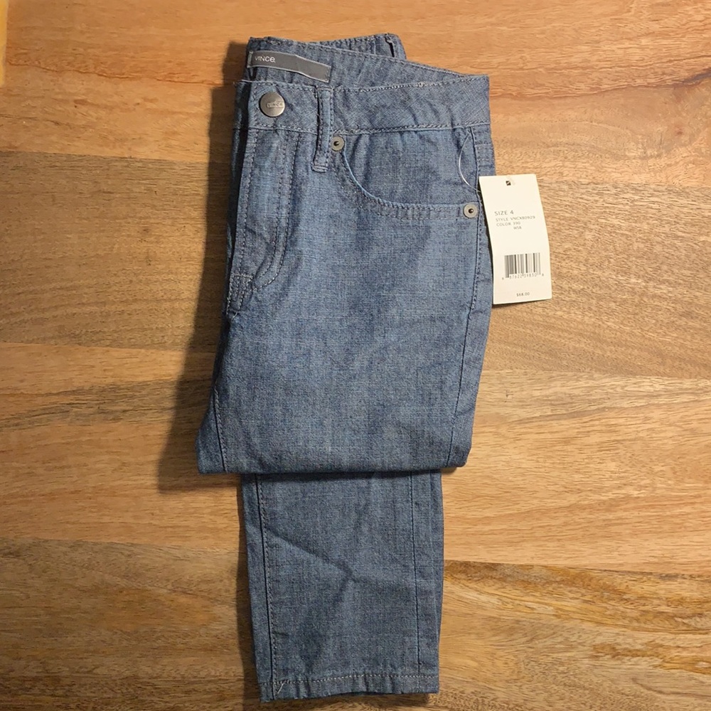 Vince kids unisex denim jeans size 4